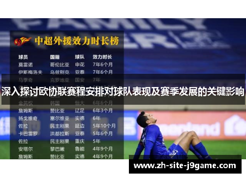 深入探讨欧协联赛程安排对球队表现及赛季发展的关键影响 深入探讨欧协联赛程安排对球队表现及赛季发展的关键影响
